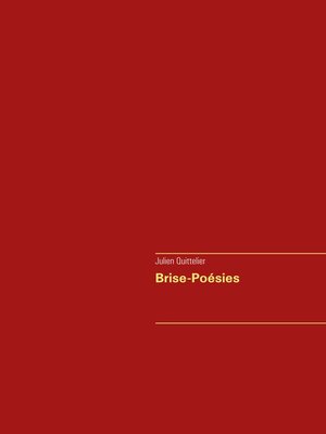 cover image of Brise-Poésies